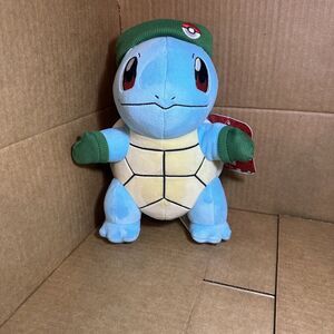 Pokemon SQUIRTLE Christmas NWT STUFFED ANIMAL PLUSH